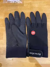 Guantes de ciclismo con soporte de muñeca para invierno, protectores de mano antideslizantes para deportes al aire libre, a prueba de viento, con pantalla táctil