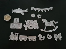 Cutting-Dies Craft Diy Scrapbooking Creative-Decoration Handmade Metal Horse QITAI BABY