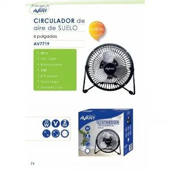 

FAN CIRCULATOR AIR FLOOR 2 SPEEDS 20W AVANT
