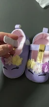 Zapatos de unicornio con flores para niñas pequeñas, calzado de piel sintética con suela blanda para cuna, primavera y otoño, de 0 a 18M, novedad de 2019