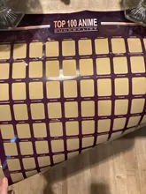 Decoración de la parte superior del hogar, póster de Anime rascador, lista de cubo de Anime, iconos artísticos prémium, gran regalo para los fanáticos del Anime, 100