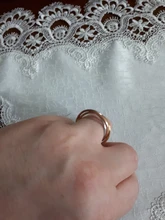 Ramos-Conjunto de anillos clásicos de 3 rondas para mujer, joyería de acero inoxidable para boda y compromiso