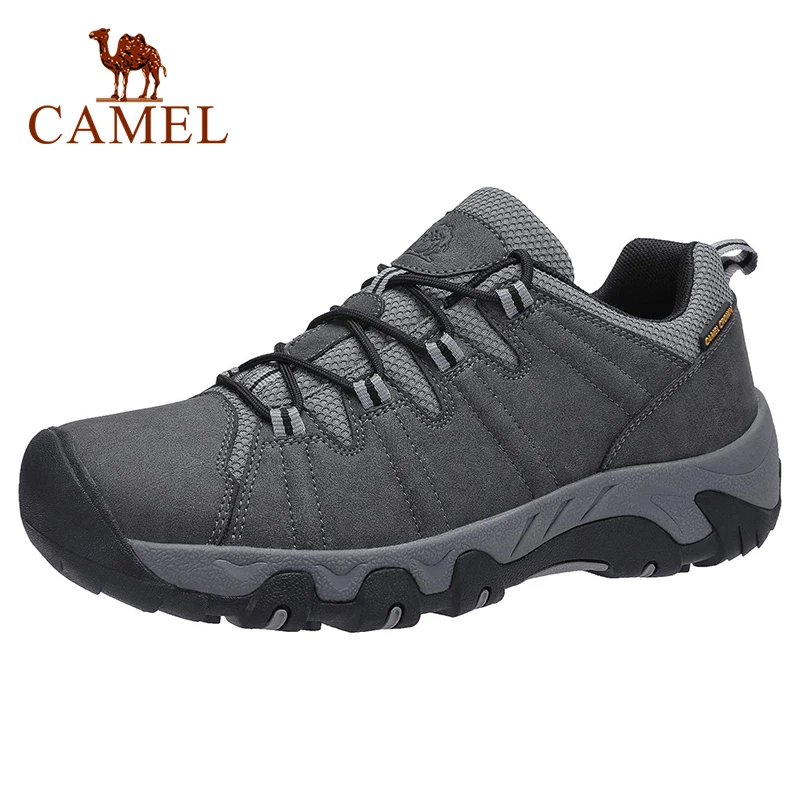 Men Shoes Boots CAMEL Hiking Suede Outdoor-Sports Tactical Camping Anti-Slip 40-46 Eur