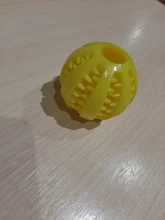 Bola de juguete interactiva para perro, Bola de goma natural con fugas, Limpieza de dientes, 5cm/7cm/11cm, nueva mascota de sandía