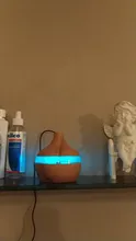 Oil-Diffuser Humidifier Usb Essential-Aroma Wood-Grain Ultrasonic Mist-Maker Led-Light