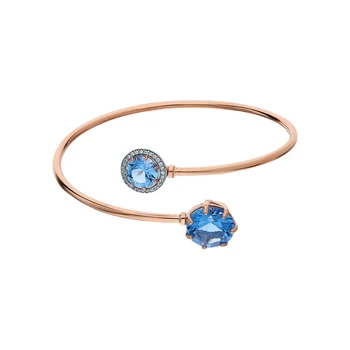 

Silver Bracelet with Topaz and cubic zirconia sunlight sample 925 test