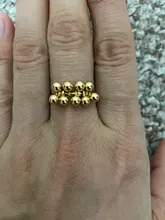 Cxwind moda trenzado uva de vid bolas anillos para las mujeres nudillo de anillo dedo Color oro regalo de la joyería de mujer anillo de declaración