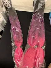 Trend Way-trenzas sintéticas Kanekalon Jumbo de 24 pulgadas, cabello ombré de ganchillo, plata, Gris, Naranja, Bug, fibra de alta temperatura, para Cosplay