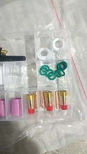 Lente de Gas Stubby soplete de soldadura TIG, 31 Uds., n. ° 12, Kit de vaso de vidrio Pyrex para WP-17/18/26, accesorios de soldadura