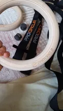 Gymnastic Rings Olympic Wood Muscle-Building-Ab Fitness-Great Workout for Home Strength