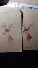 Sobres de papel de ciervo con 4 diseños, Mini sobres Vintage de estilo europeo para tarjetas, álbum de recortes, regalo, 10 Uds.