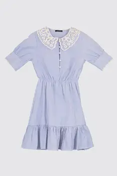 

Trendyol Striped Collar Detail Dress TWOSS20EL2781