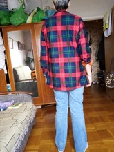 Plaid Shirt Tops Check Blouse Velvet Warm Long Winter Women's Blusas Female Full-Sleeve