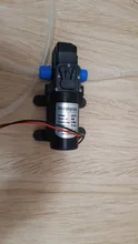 Mini bomba de agua de diafragma de 12V con interruptor automático, bomba de agua eléctrica de alta presión para lavado de coche, 60W, 5 litros por minuto, pulverizador automático de agua de 0.8Mpa
