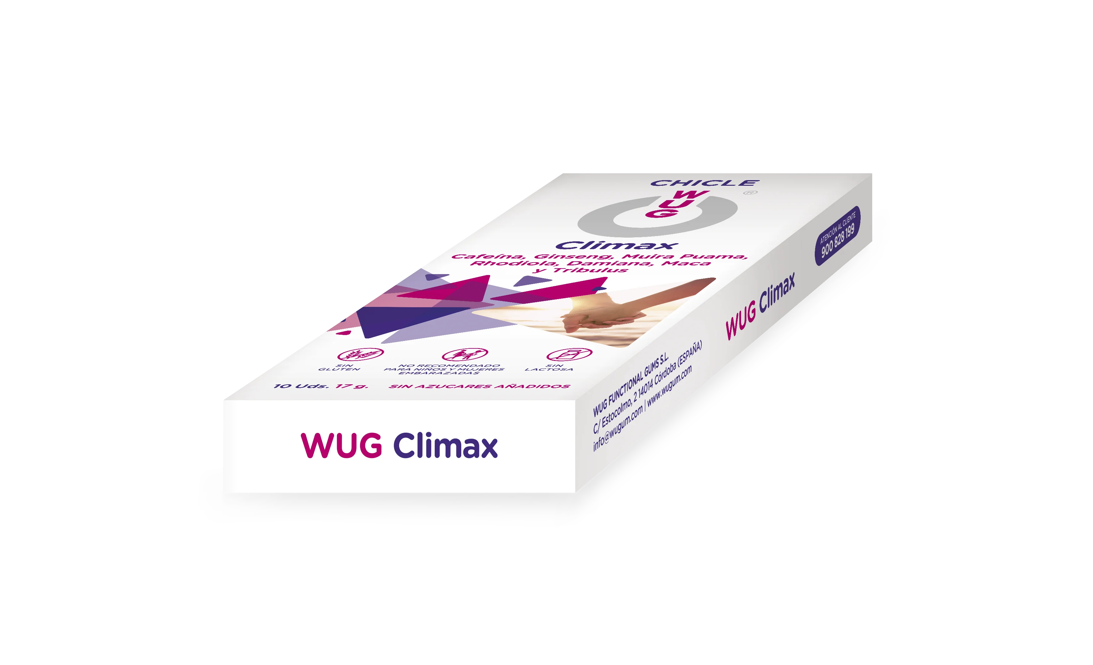 CHICLE VIGORIZANTE WUG 10 unidades
