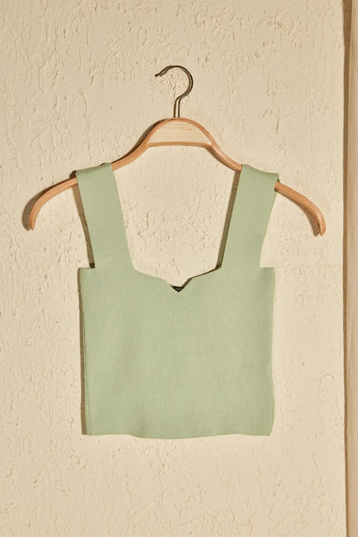 Trendyol-prenda de punto con cuello cuadrado, Bluz, TWOSS20BZ1667