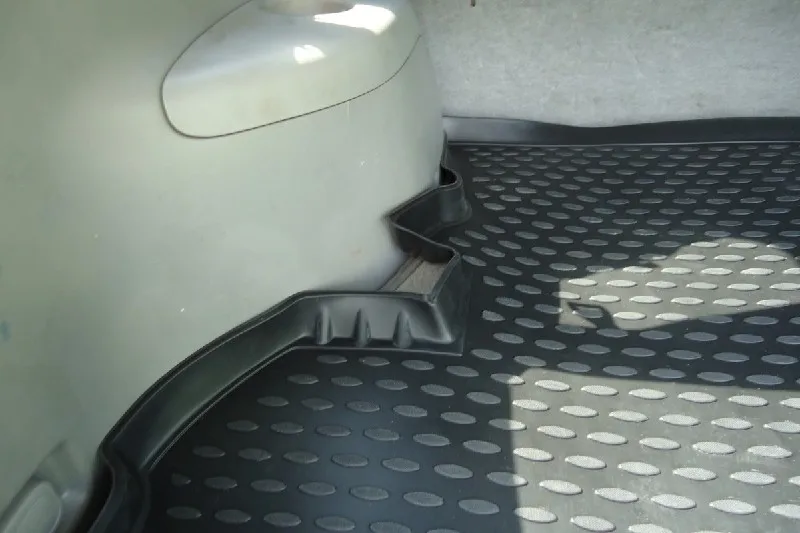 Багажник коврик для Toyota Highlander 2001~ 2007 багажник пол коврики Нескользящие полиуретановые грязезащитные багажник стайлинга автомобилей