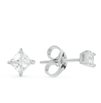 

Silver earrings with cubic zirconia sunlight sample 925
