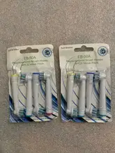 Recambios cepillos dientes oral b, cabezas de cepillo de dientes para Oral B eléctrico Advance Pro salud triunfo 3D Excel vitalidad 4 Uds