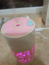 SaengQ-Humidificador de aire, difusor de aceites esenciales de 250ml con mini luz LED de noche, USB, generador de niebla para coche, para la cocina y el hogar