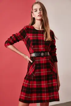 

Trendyol Plaids Dress TWOAW21EL1324
