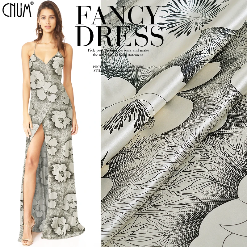 

Эластичный шелк CNUM SP583, 93% шелк, 7% спандекс, ширина 1,18 Ярда, толщина 19 мм