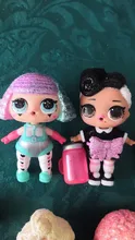 6 muñecas + 6 prendas + 6 zapatos + 6 botellas + 6 accesorios conjuntos aleatorios L.O.L. ¡Sorpresa! Muñeca LOL de 8cm, juguete para regalo