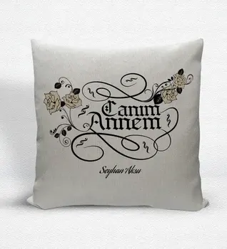 

Personalized Calligraphy Dear Mom Decorative Linen Pillow