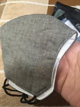 Mascarilla Vintage lavable ajustable, mascarilla facial de algodón y lino a prueba de viento, máscaras para exterior, mondkapjes wasbaar