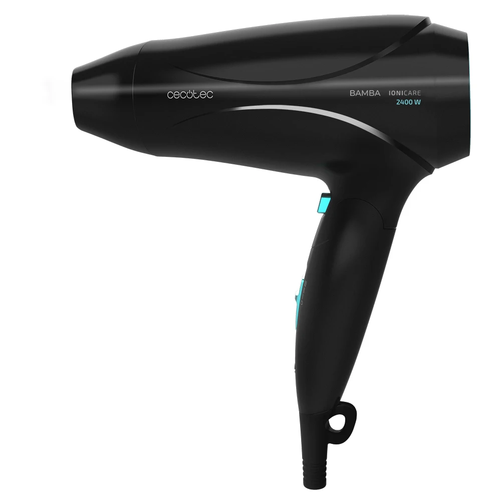 Cecotec Secador de pelo ionico con difusor Bamba IoniCare 5450 Power&Go Pro 2400 w, con ion real y gran caudal (Ice o Fire)