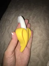 Cepillos dentales de entrenamiento de silicona para bebé, sin BPA, forma de plátano, mordedor seguro, juguetes para morder, anillo de dentición, regalo para mordedor de bebé
