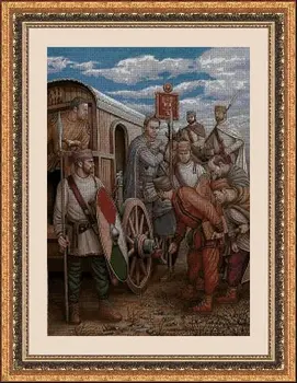 

CROSS STITCH KIT PANDATHREAD MILITARY AND BELLICOS 32943