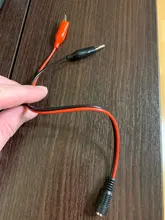 Alligator Clips Jack-Connector Power-Cable Crocodile-Wire Female 12V DC Voltage