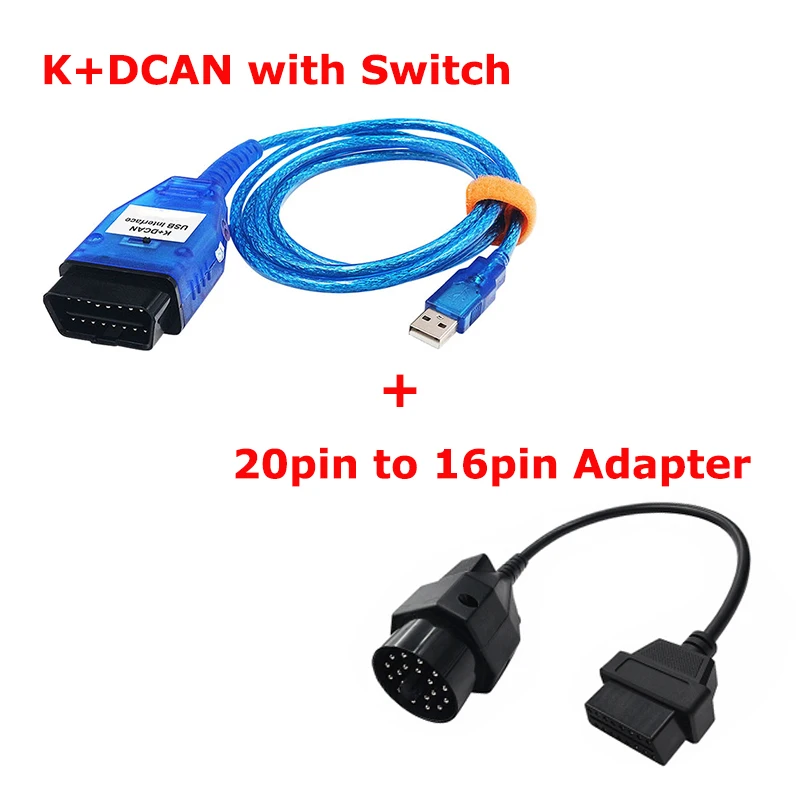 K+DCAN OBD2 USB Kabel Für BMW Mit FT232RL Chip - Diagnosekabel Für E-Serie 1998-2018