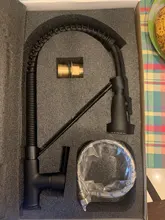 Pull-Down Faucet Water-Mixer Kitchen Chrome/black-Style Tap Single-Handle 360-Rotation