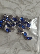 Claw-Button Garment-Accessories Beads Glass-Stone Navette Jewels Crystal Rhinestone Flatback