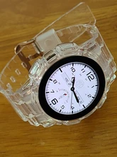 Correa de reloj de TPU para Samsung Galaxy Active 2, Correa deportiva transparente + funda para Galaxy Active 2 40mm