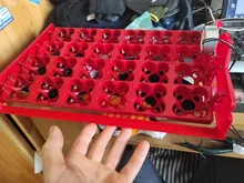 Incubadora automática de 24 huevos de gallina/96 huevos para aves, bandeja giratoria, incubadora de 220V/110V/12V