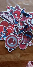 15/35 Uds Spiderman pegatinas de grafiti genial niños de dibujos animados pegatinas Scrapbooking guitarra Notobook Moto Skateboard etiqueta engomada impermeable