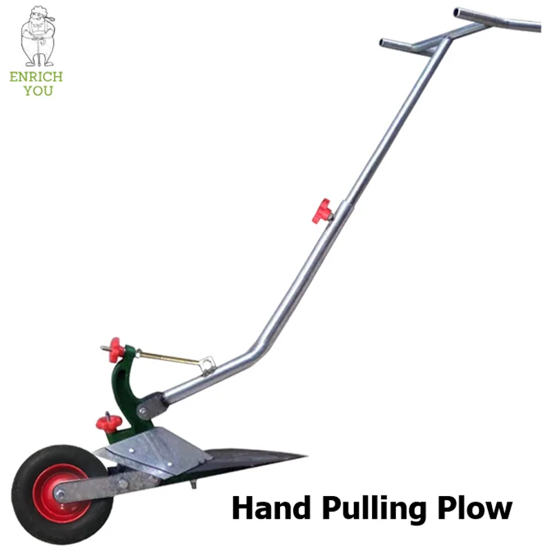 ManualHandPullingPloughPlowGardenToolsHillerDitcherCultivator