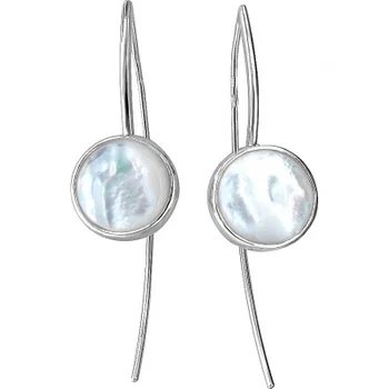 

Esthete earrings with 2 silver Jade