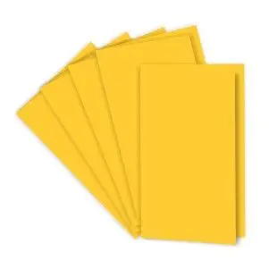 

Double card set 10*16,5 cm 5 PCs art Card2 (F) (200 saffron)