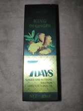 Aceite de esencia de crecimiento de pelo rápido, suero para el crecimiento del cabello de jengibre, tratamiento nutritivo para suavizar la pérdida de cabello, reparación de cabello dañado, 10/30ML, 7 días