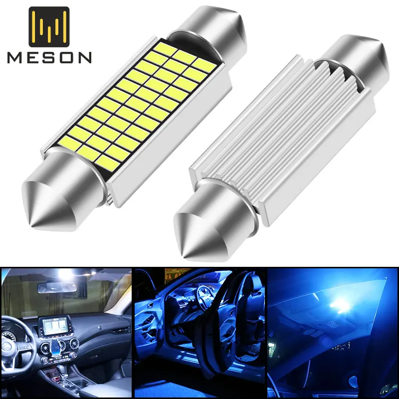 1x C10W C5W LED Canbus Festoon 31 мм 36 39 42 для салона автомобиля лицензия чтения сверхъяркий