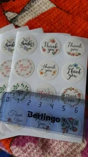 Paper Label-Sticker Stationery Envelope-Seal Wrapping-Cards Flower Business-Gift Multifunctional