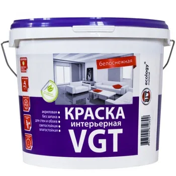 

Paint for ceilings супербелая вдак-2180 new technology W1 1,3 kg