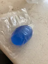 Expansor de mano de silicona con agarre para ejercicio, de manos para aliviar el estrés ejercitador, antebrazo de muñeca, ejercitador de culturismo, 1 huevo