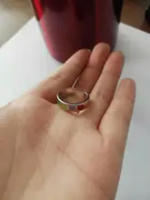 Anillo de corazón de amor esmaltado para mujer, sortija Vintage Bohemia colorida, 2021
