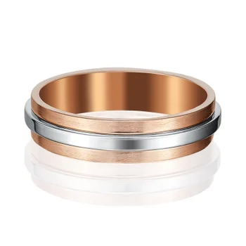 

Yuz platinum ring made of combined gold