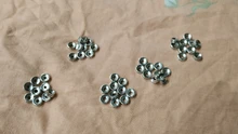 Lote de 20 a 200 Uds de cuentas espaciadoras de tubo sueltas chapadas en plata con flores para la fabricación de joyas, tubos colgantes, accesorios para collar y pulsera DIY